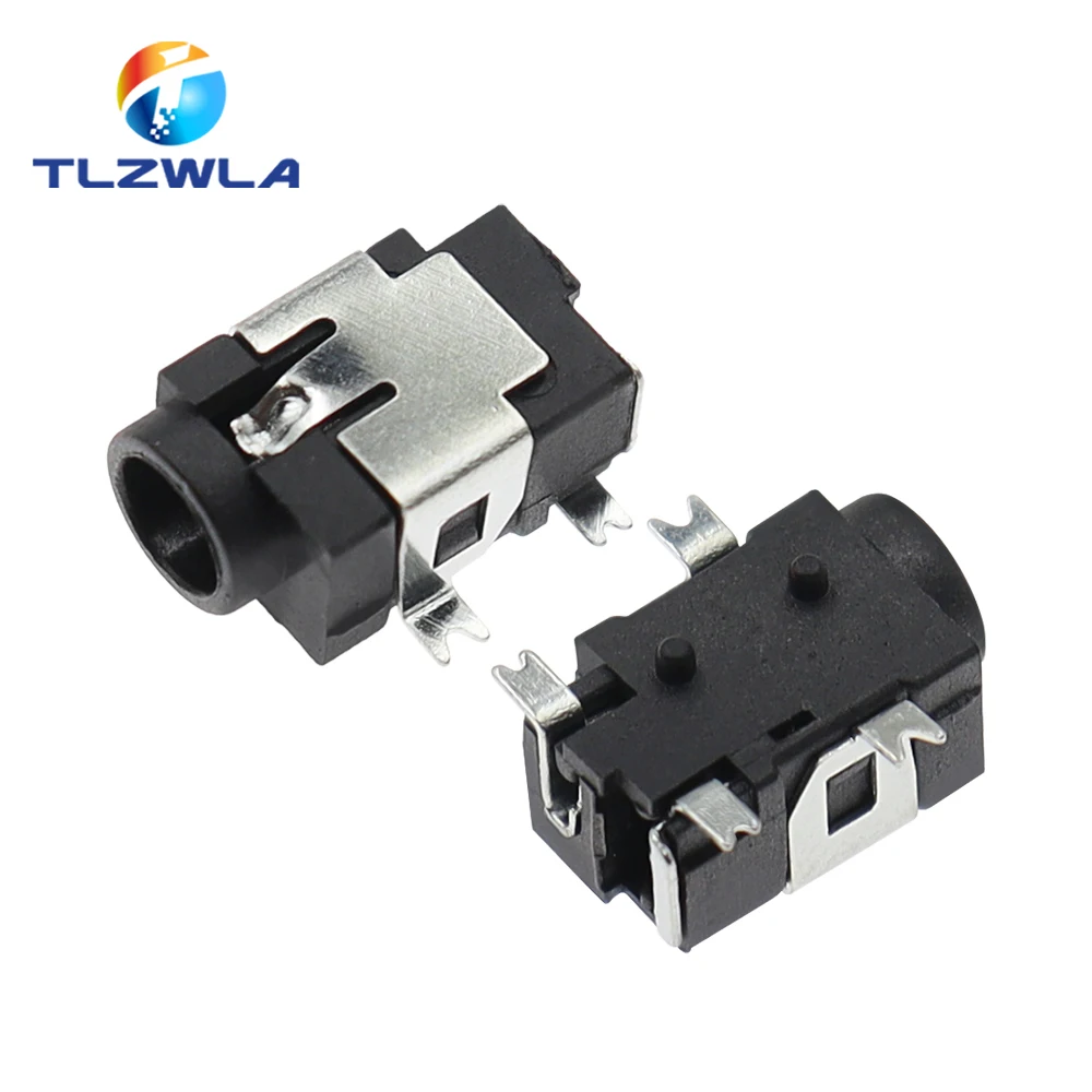 10 szt. Gniazda gniazdo zasilania DC031A DC żeńskie złącze do montażu na panelu 3.5mm 1.35mm DC-031A 3.5*1.35 — zdjęcie 3