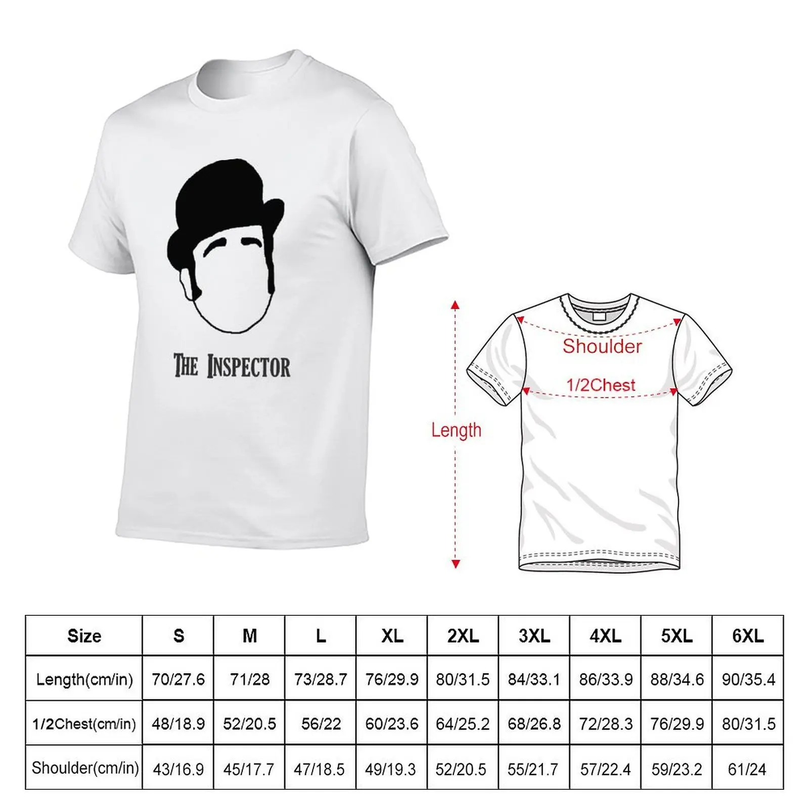 Tee: Inspector Edmund Reid T-Shirt boys whites tshirts personalised clothes for men