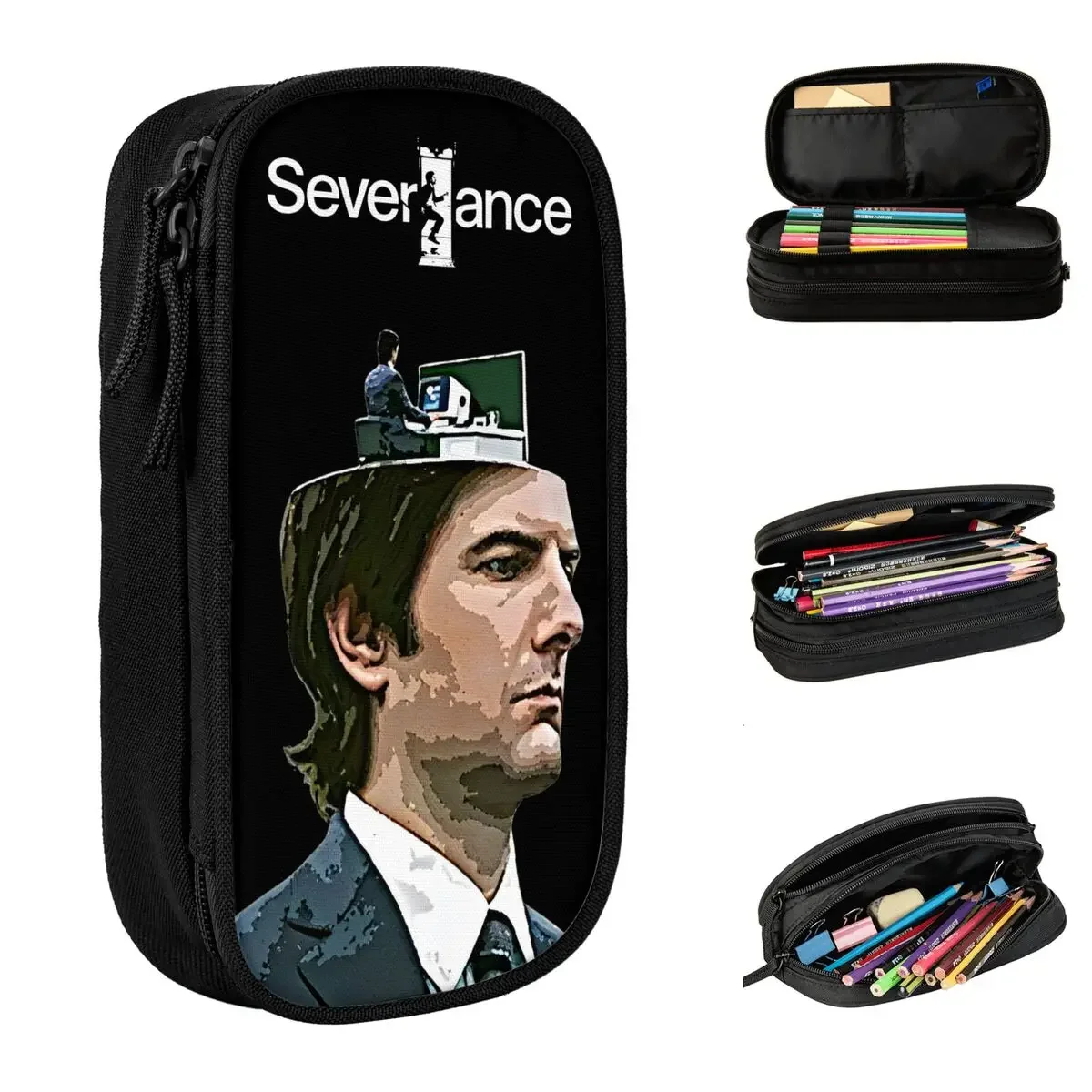 

Severance Lumon Pencil Cases Fun Pen Bag Kids Big Capacity School Supplies Gift Pencil Pouch
