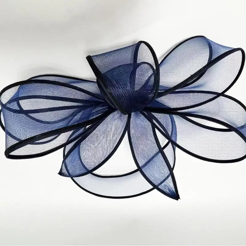 39BD Ribbon Flapper Barrettes Übergroßer Kopfschmuck 1920er Jahre Kunst Haarschmuck Haarspange – Detail 5
