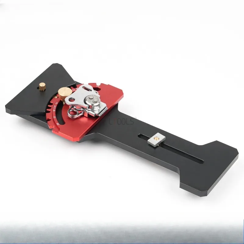 

Adjustable Angle Track Saw Square 90-degree Multi Angle Track Saw Guide Aluminum Alloy 60° To 60° Quick Positive Angle Stop Tool