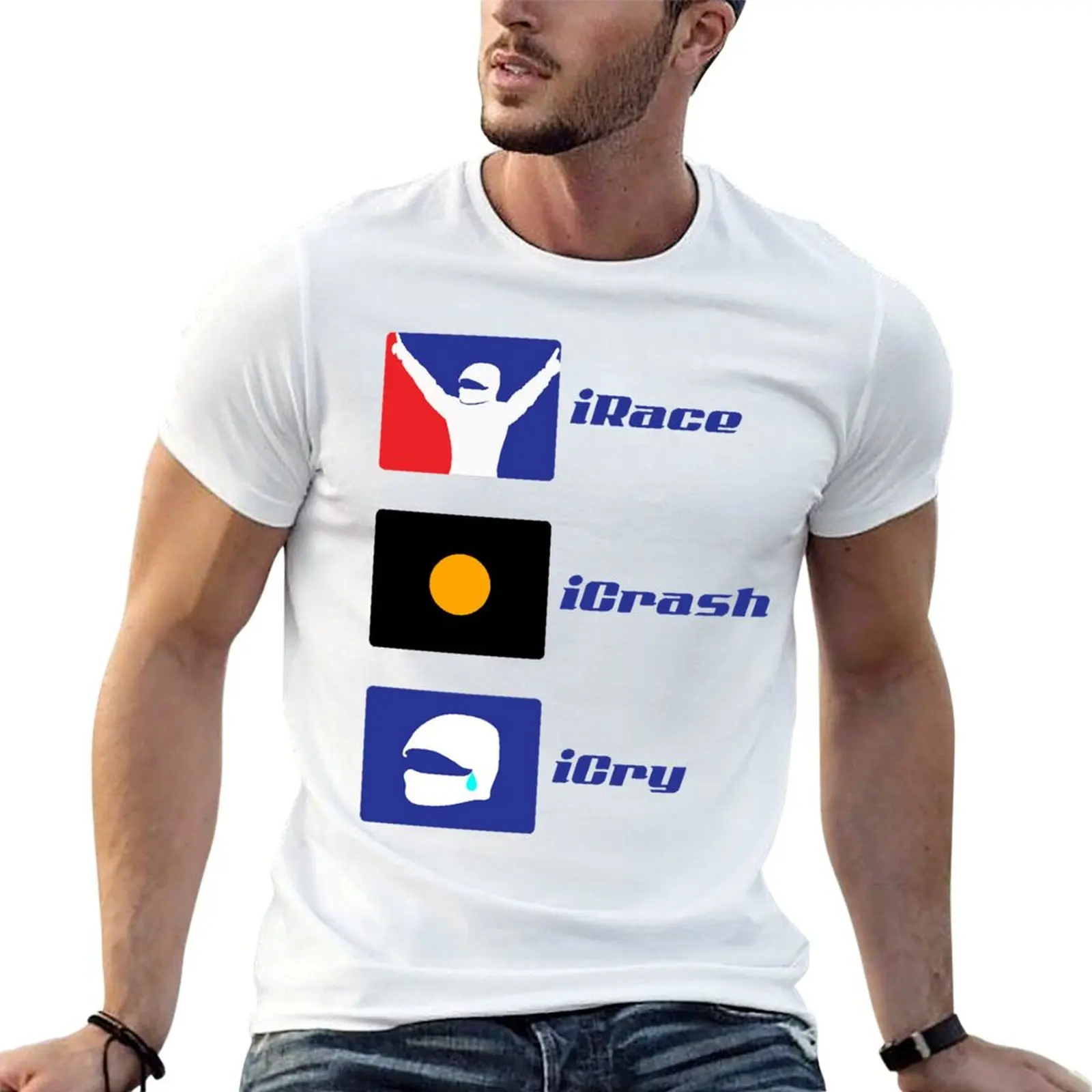 

iRace iCry For Fans T-Shirt anime t shirts for man t shirts for man cotton soft T-Shirt