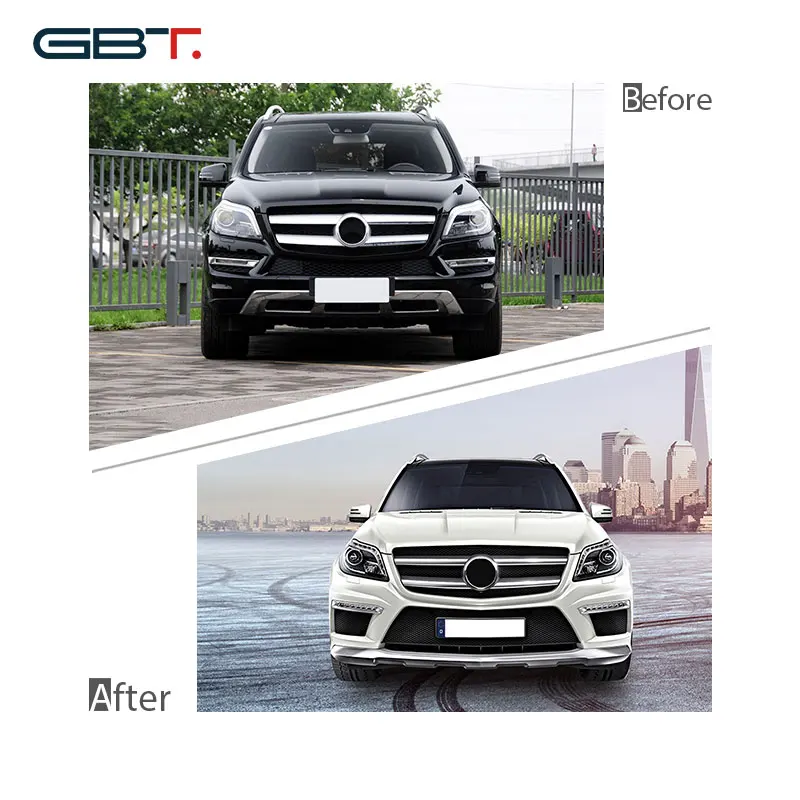 GBT car bumpers grill facelift mercedes-benz gl class x166 body kits GL63 amg for mercedes benz body kits 166