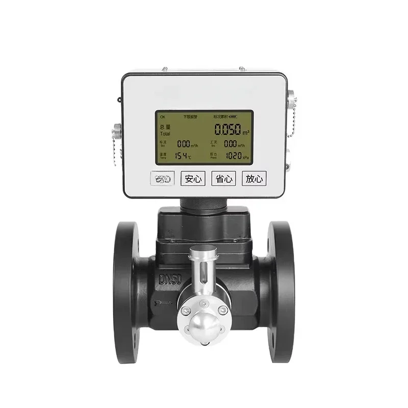 

Hight Precision Gas Turbine Meter Lwq Flow Sensor Lpg Flowmeter Igtm Electronic Digital For Natural Gas