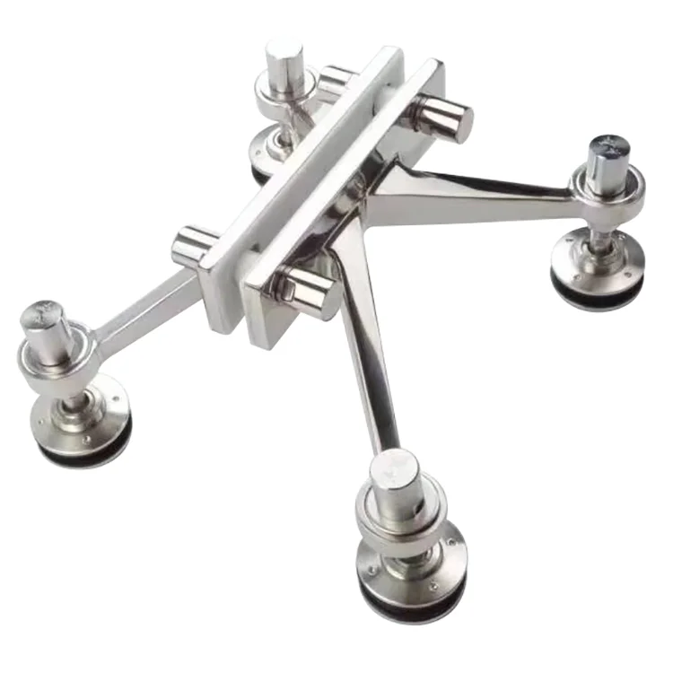 304 Stainless Steel K-Shaped Auxiliary Splicing Claw 250 Type Point-Supporting Awning Spider Factory-Supplied Glass Claw HL