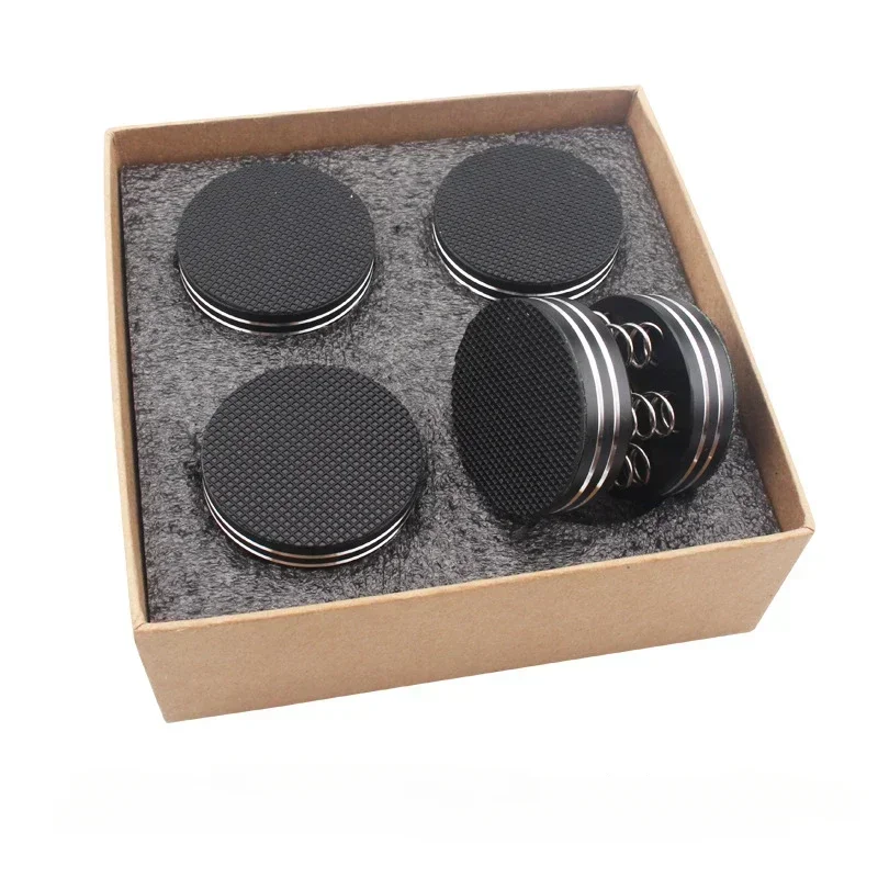 

4pcs shock spikes spring damping pad HIFI Stand Feet speaker spike Audiophile CD- amplifier foot pad