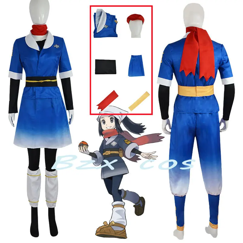 Rei cosplay anime lendas arceus akari cosplay traje roupas halloween jogar o papel uniforme para mulher