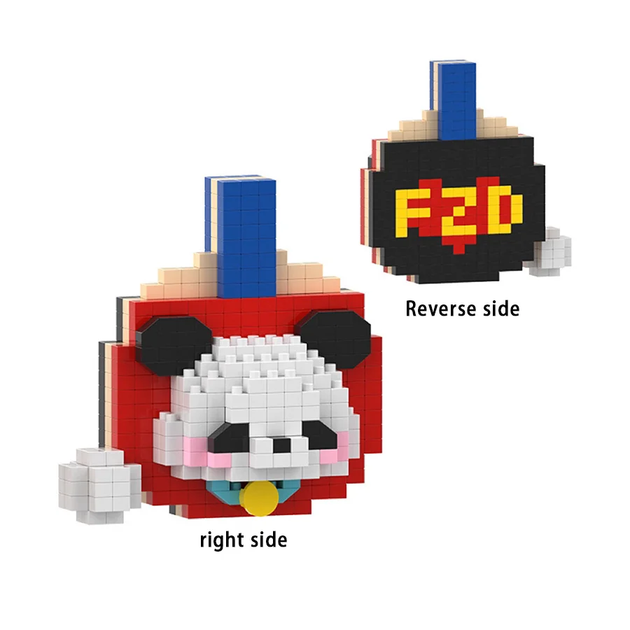 Blocos de construção de raquete de tênis de mesa, brinquedos pequenos de blocos de construção, enfeites de mesa decorativos. Presente para entusiastas do tênis de mesa