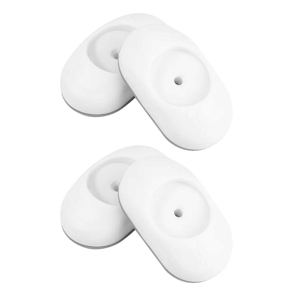 4 Pcs Protective Grating Wall Fixing Device Safety Gate Cup Baby Gates Utensils Parts Protector Plastic Guard Child