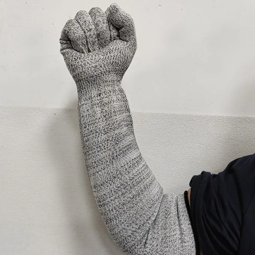 Professional Lengthened Arm Sleeve Cut Resistant Skin-friendly Work Gloves Anti-Puncture Breathable Protective Glove Worker
