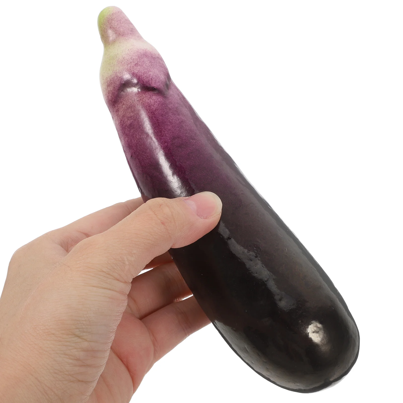 Realistic Vegetable Model Eggplant for Display Simulated Food Models Kitchen Decor Photography Simulation Vegetable Models Props