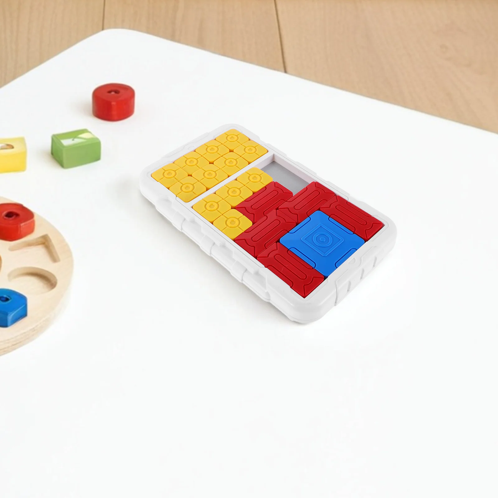 Sliding Puzzle Colorful Board Multilevel Challenge Educational Logic Game for Kids Adults Travel Cognitive