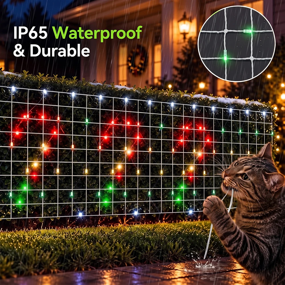 Luces de malla inteligentes, l - Color Changing Outdoor reseña y precio