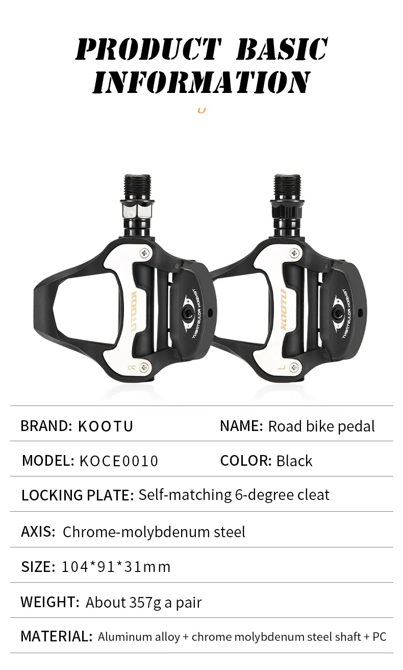 US Warehouse Rennrad Klickpedale Rennschuhe Clip-On-Pedale mit abgedichteten Lagern für Shimano- und KEO-Systeme – Detail 9