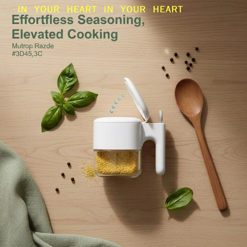 【X】4 6 8 Section Spice Container Food Grade Open Tray Moisture Proof for Seasoning Storage in Kitchen Pantry