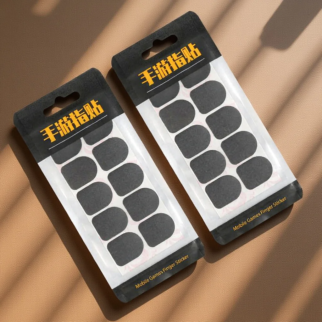 

2 Bags Grey Gaming Finger Cot High Durability Touch Screen Finger Cots Lightweight Portable for Realistic Responsive Control