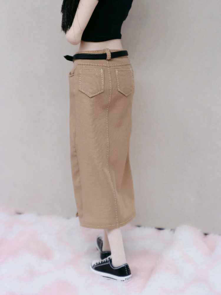 1/6 Scale female dolls clothes skirt khaki yellow fit 12'' action figure body model