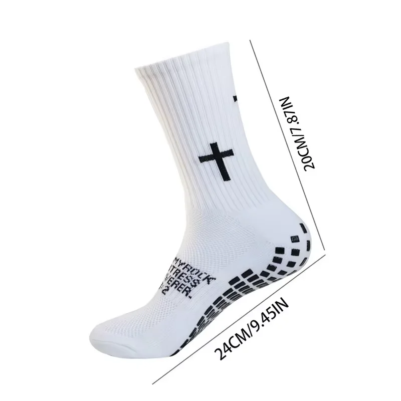 Neue Sportsocken für Männer und Frauen, strapazierfähig, rutschfest, für Outdoor-Sportarten, Radfahren, Fußball und Basketball. – Detail 5