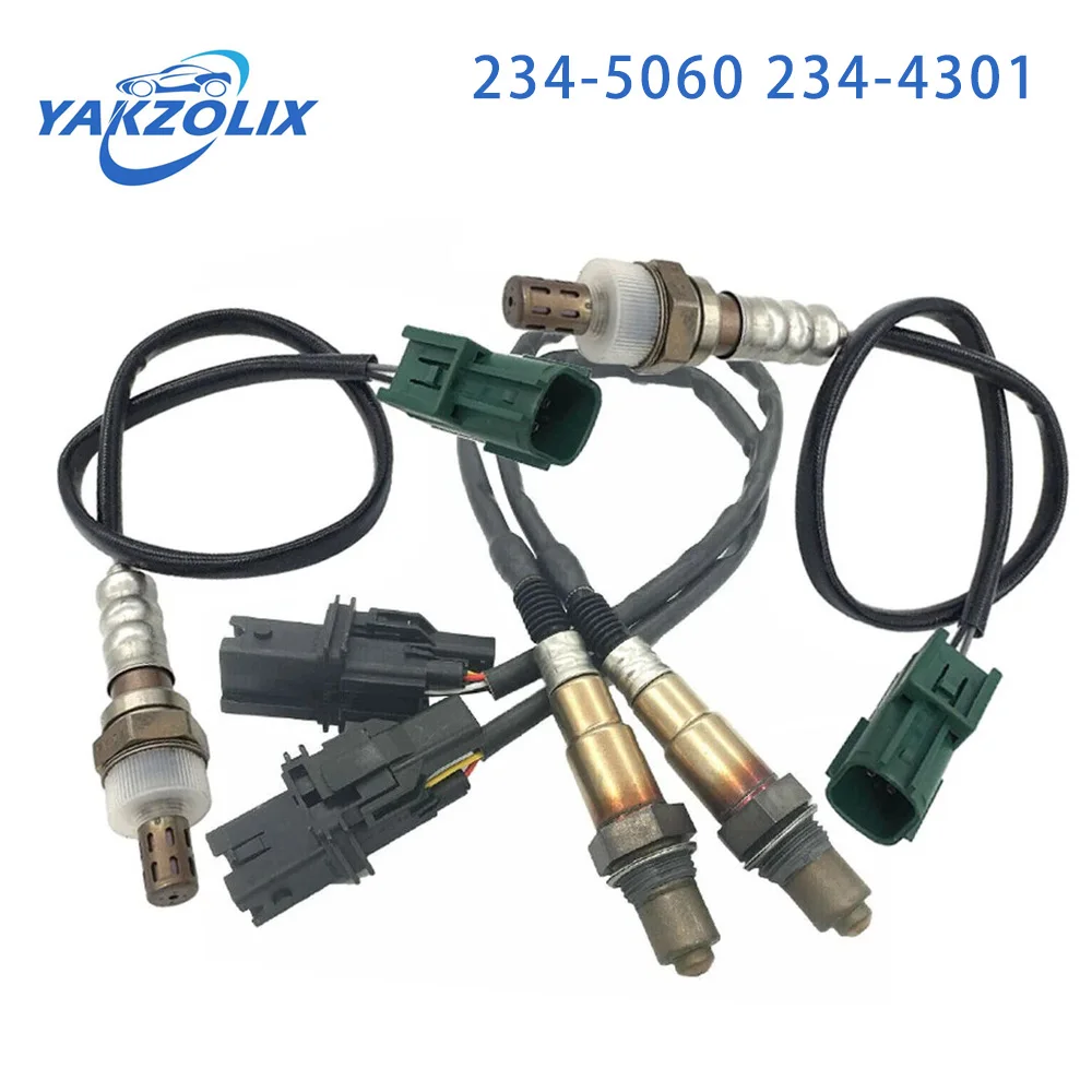 4Pcs For 2004 Nissan Altima Quest 2004-2006 Maxima 2004-2007 Murano 3.5L Oxygen Sensor Upstream Downstream 234-5060 234-4301