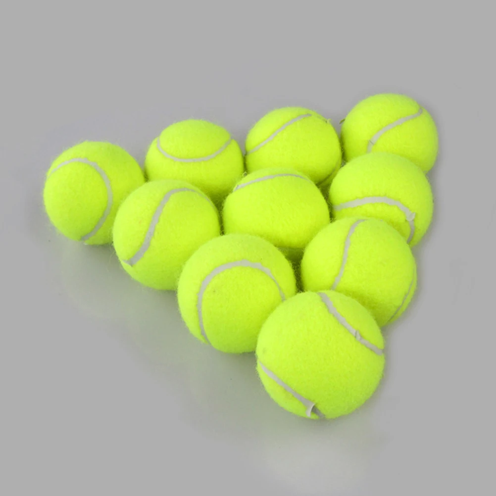 

3pcs Training Tennis Balls Regular Duty for Machine Natural Rubber Long Lasting Performance Tennis Accessories