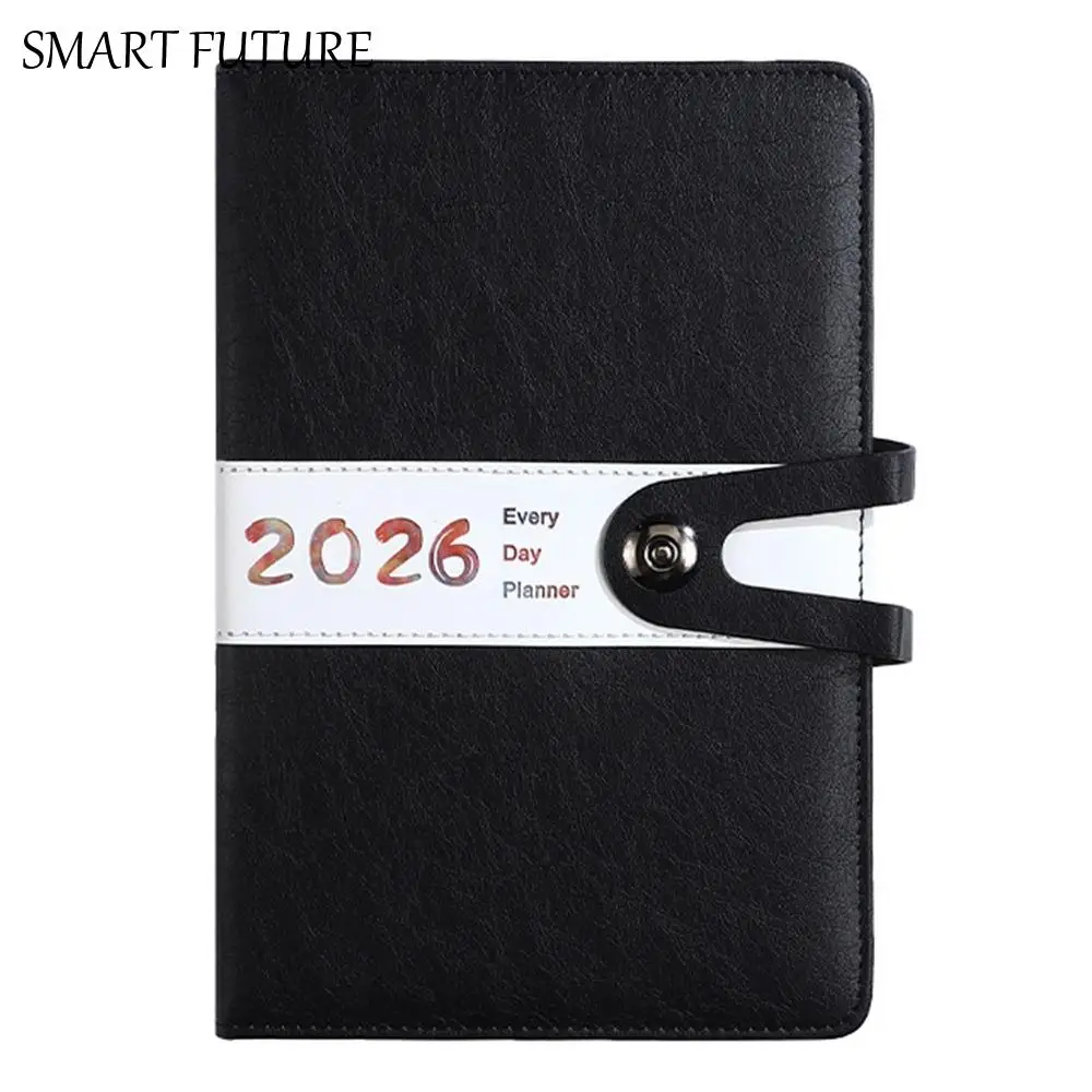 

English 2026 Schedule Planner Notepad Wear-resistant 12 Months To-do List Notebook Thick Paper Efficiency Office Work Planner