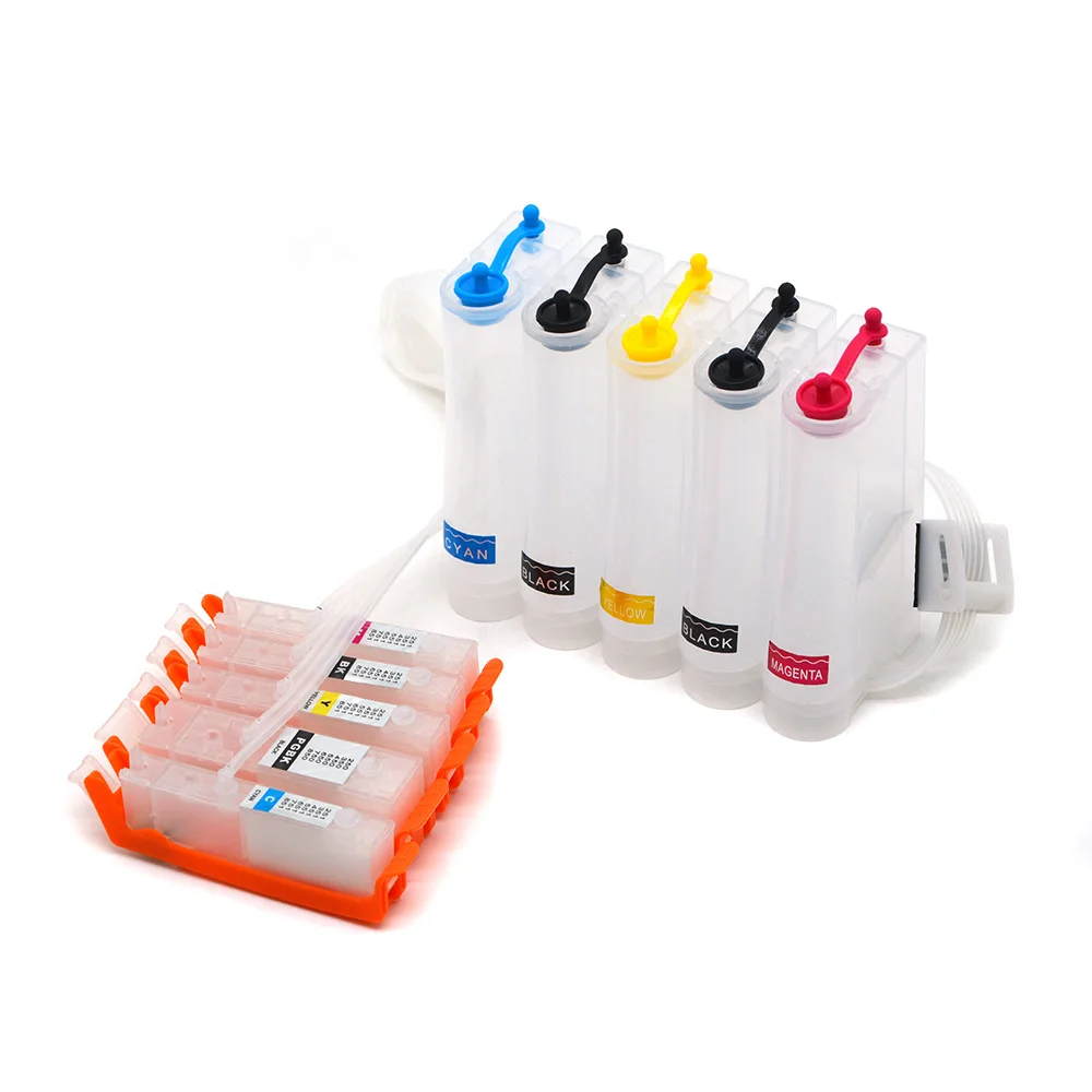 

5Color PGI-780 CLI-781 Ciss System with Chip for Canon PIXMA PIXMA TR8570 TS707 TS6370 Printer