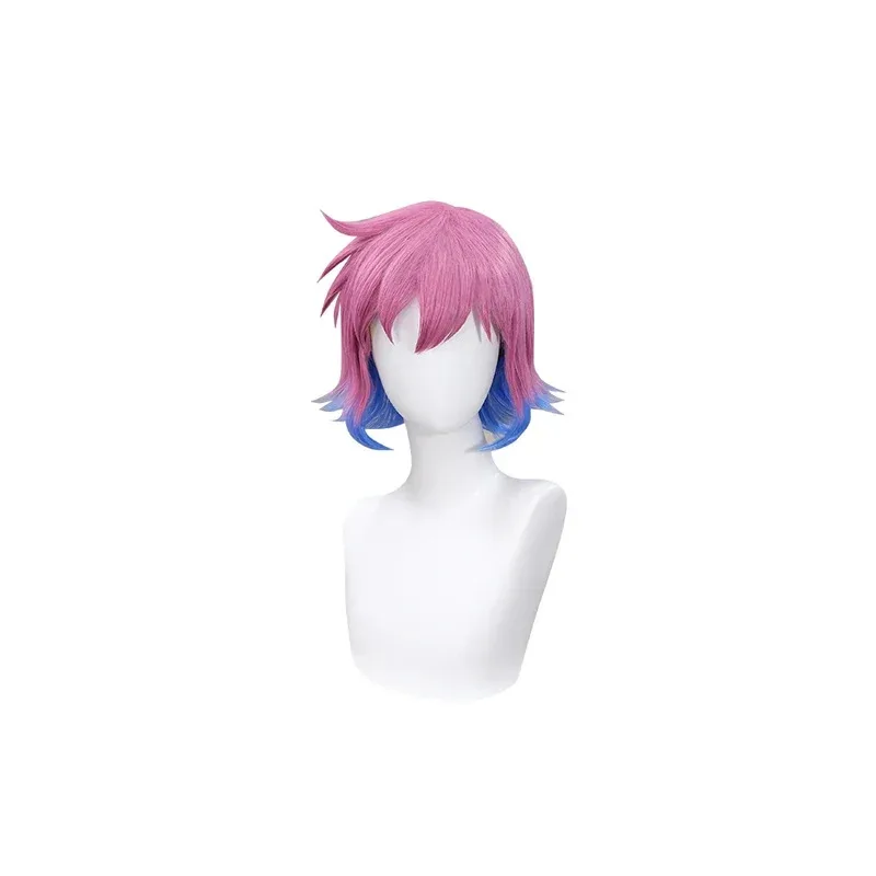 IN MAGAZZINO Ramona Fiori Parrucca Anime Scott Pilgrim Prendi Off Parrucca Cosplay DokiDoki 35 cm Capelli Corti Ramona Fiori Cosplay Cap Libero
