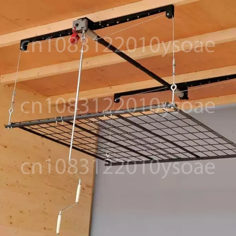 Ceiling Storage Shelf Hanging Storage Rack For Garage Space-Saving Large-Capacity Organizer