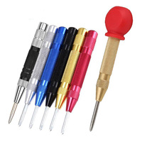 Automatic Centre Punch General Woodworking Metal Drill Adjustable Spring Loaded Automatic Punch Hand Tools for Metal Wood Glass