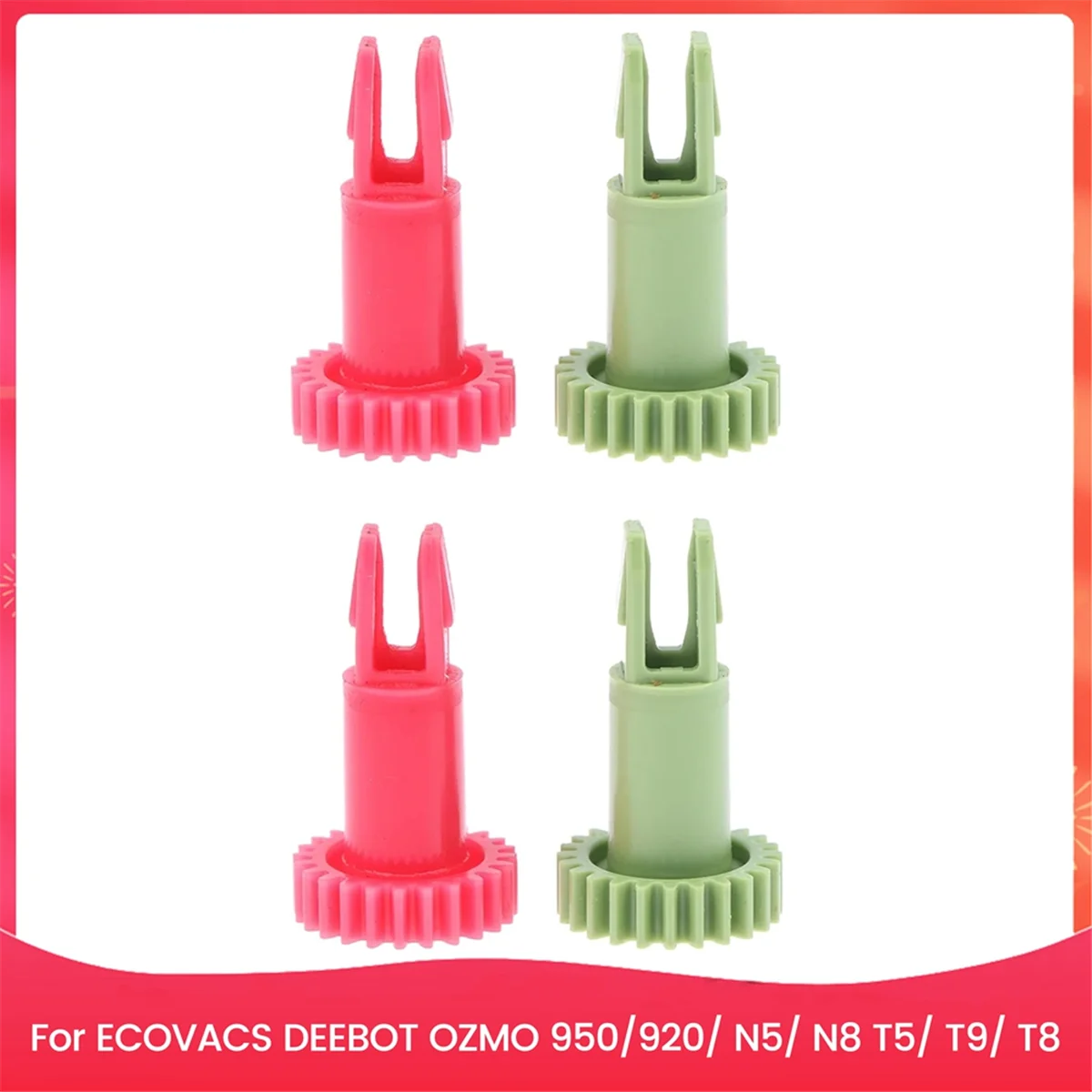 Fzfz engrenagem de pressão do motor da escova lateral para ozmo 950/920/n5/n8 t5/t9/t8 robô aspirador peças reposição