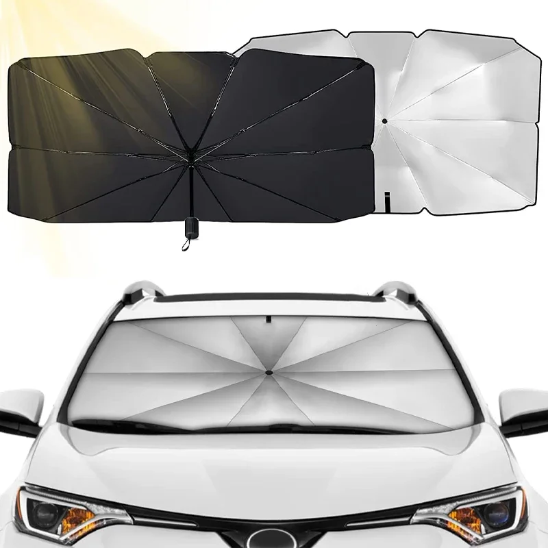 Car Windshield Sunshade Umbrella Summer Auto Anti-UV Sun Shade Window Curtain Sun Protection Visor for Car Interior Accessories