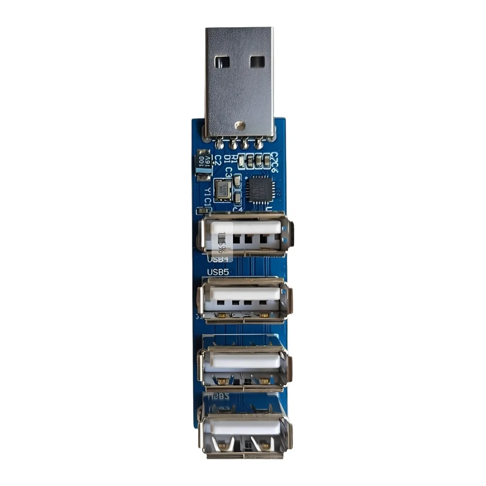 CH334F USB 2.0 Hub 1-to-4 Multi-Port Expansion Switch Lightweight Design With Stable Data Transfer For PC And Laptop Parts