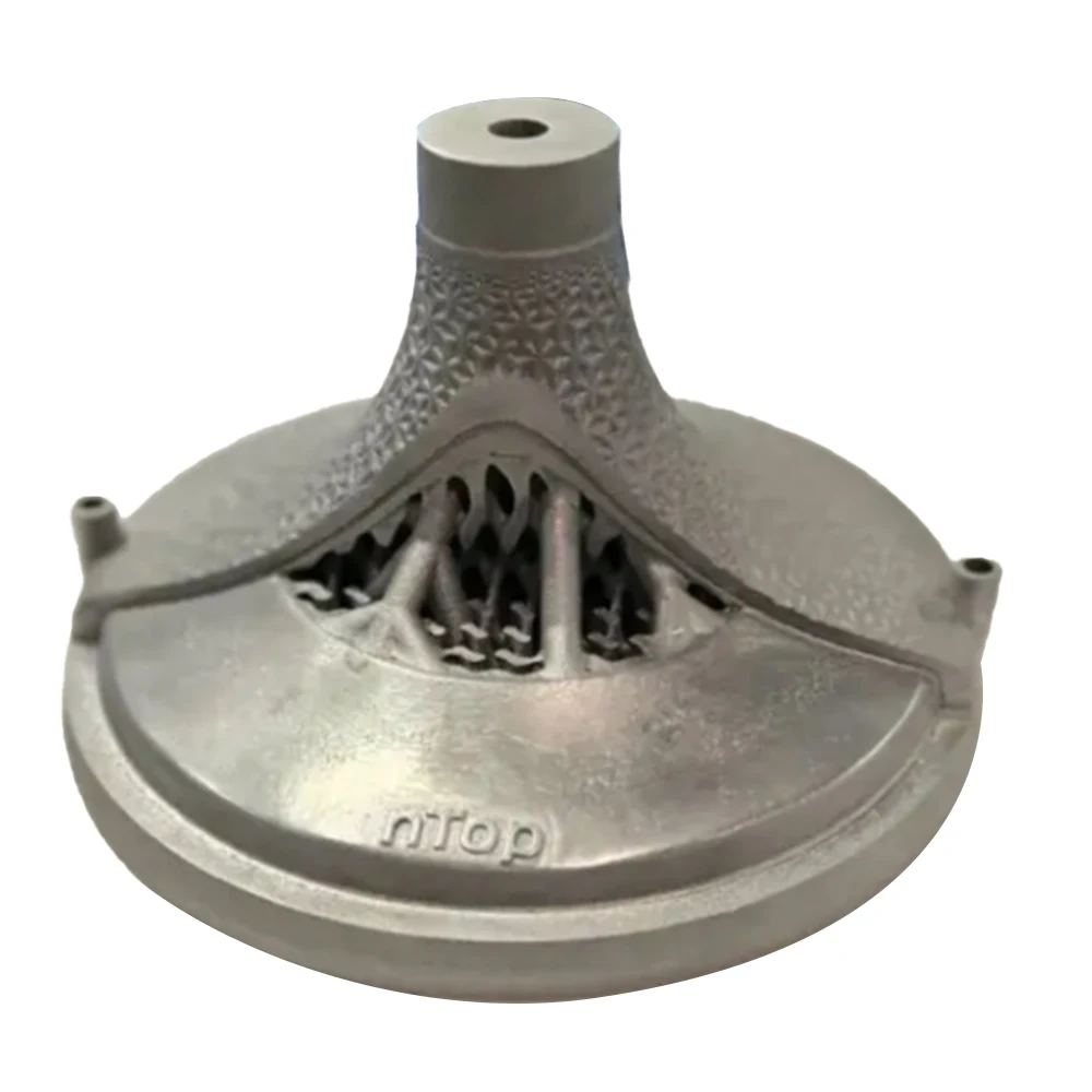 3D Printed Rocket Parts Custom SLM Metal 3D Printing Automotive Lightweight Alloy Structural Components Heat Sink Impeller