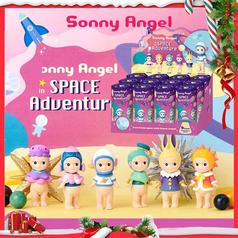 Sonny Angel Space Adventure Space Series Blind Box Toys Doll Cute Anime Action Figure Ornaments Figurines Christmas Toy Gifts