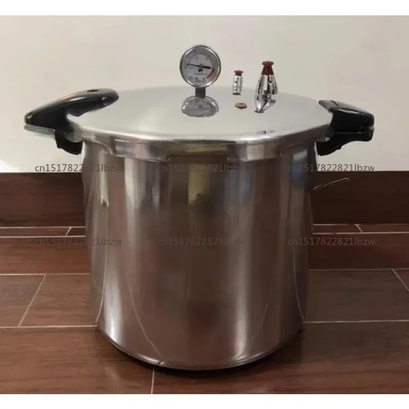 Pressure Cooker with Meter, Commercial, Large Capacity, with Pressure Gauge, Pressure Cooker, Heightened and Thickened 15L 22L