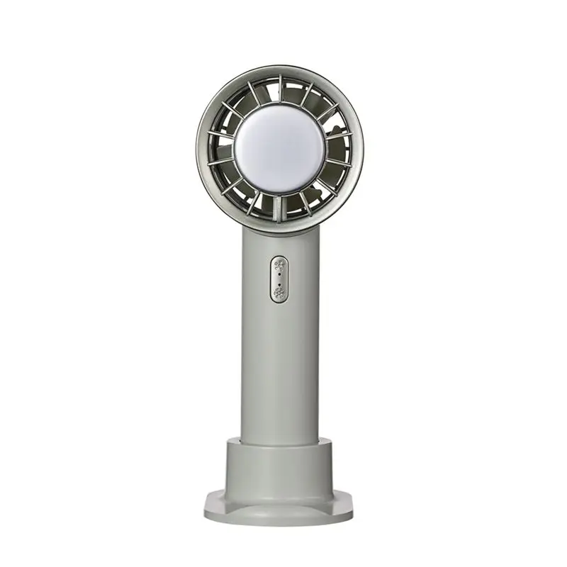 

Портативный ручной вентилятор AT13, воздушный охладитель, уличный вентилятор, полупроводниковое охлаждение, аккумулятор 2200 мАч, перезаряжаемый через USB, серовато-зеленый