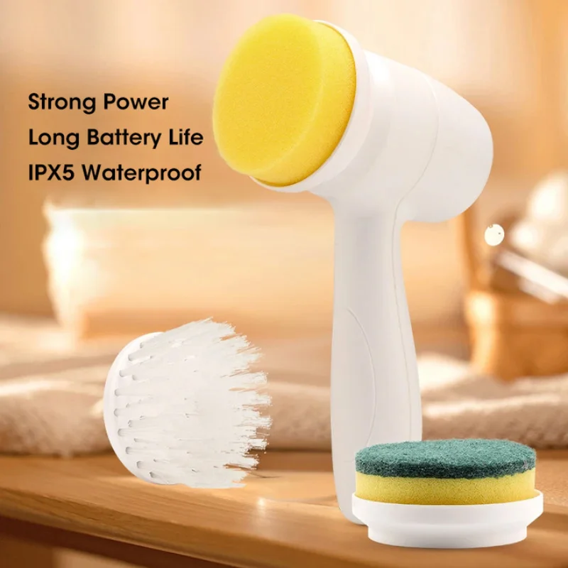 

Dishwashing Brush Electric Cleaning Brush Automatic Wireless USB Rechargeable Professional Kitchen Bathtub Tile Cleaning Brushes