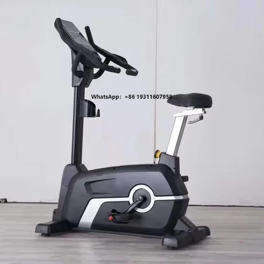 

Custom Indoor Commercial Vertical Magnetic Exercise Spin Bike Home Gym Use Fitness Training Stationary Training Bicycle