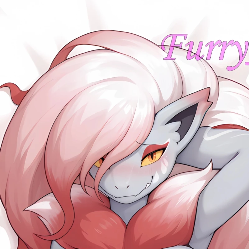 

Dakimakura Anime Pillow cover Fox Anthro Pregnant version Double-sided Print Of Life-size Body Pillowcase Gifts