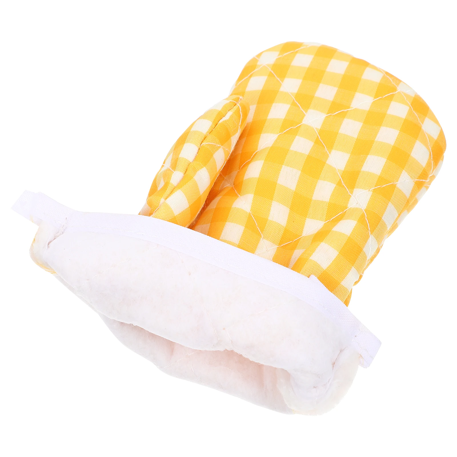 

1pcs Kids Oven Mitts Heat Resistant Microwave Gloves Kitchen Baking Children Yellow Green Insulation Cooking Mittens