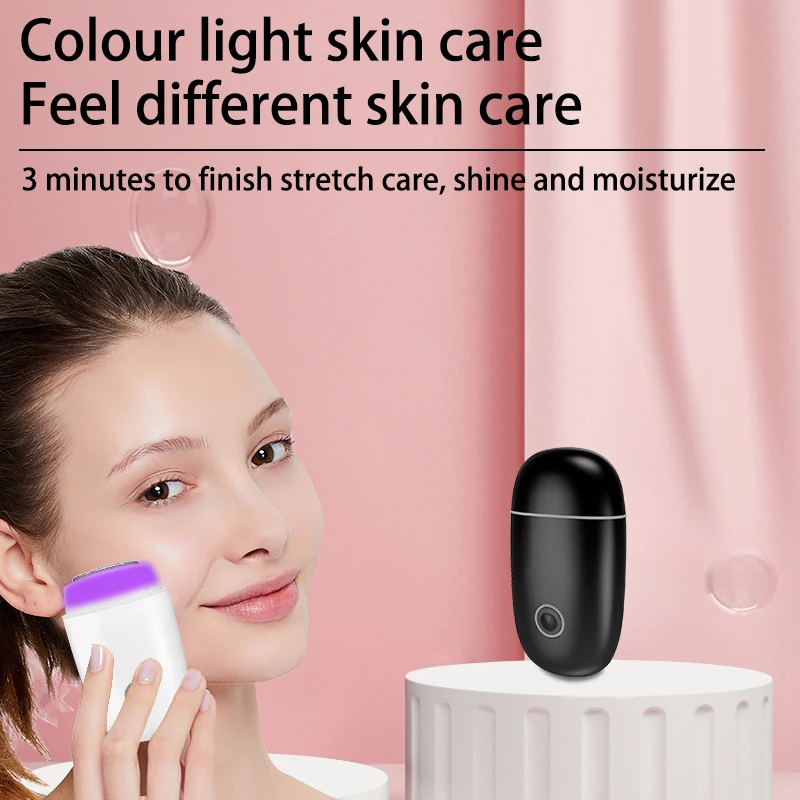 Smart Library Handheld Home Use Microcurrent Facial Toning Device Professional Rejuvenation Face Lift Machine Microcurrent