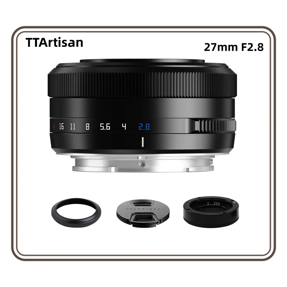 TTARTISAN 27mm F2.8 Auto Focus Camera Lens For Fuji X Fujifilm XF Sony E Nikon Z Mount STM APS-C Eye Perception For XA7 XT100