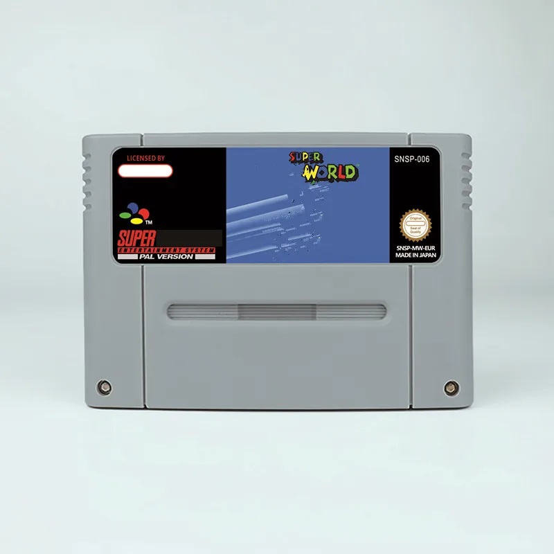 جميع بطاقات ألعاب سلسلة النجوم والعالم ، لعبة سوبر ماريو ، آر بي جي ، خرطوشة اللعبة ، وحدة التحكم في الفيديو ، يورو ، 16 بت