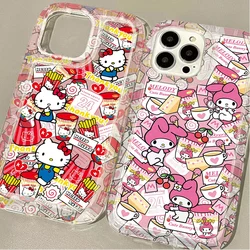 Sanrio Hello Kitty Melody Phone Case for Huawei P30 P40 P50 P60 Pro Honor 100 90 80 70 60 50 X9 X9A X8 X5 Magic5 Magic 5 Cover