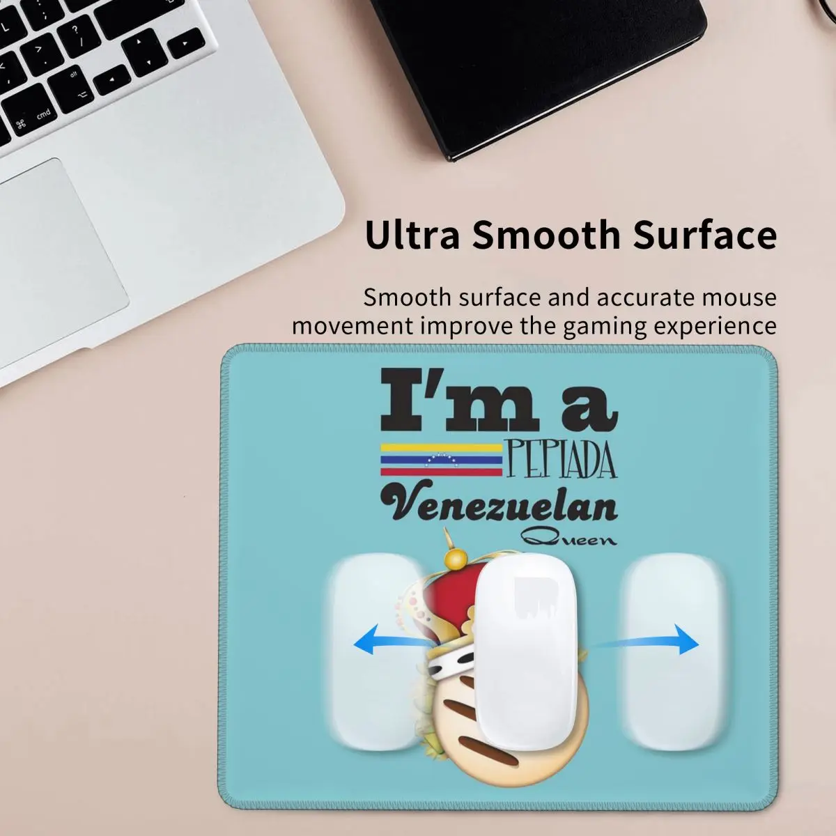 Arepa فنزويلا أنا Pepiada Venezuelan Queen Mouse Pad لوحة مفاتيح الكمبيوتر ماوس حصيرة الألعاب الكمبيوتر المحمول حصيرة مكتبية مكتب الجدول الحصير