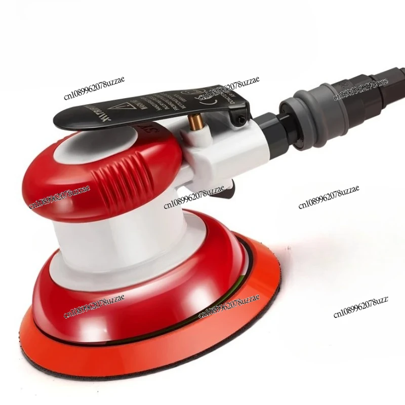 Pneumatic Grinder 5 Inch Sandpaper Dry Grinder Head Industrial Grade High Speed Small Waxing Polishing Vacuuming