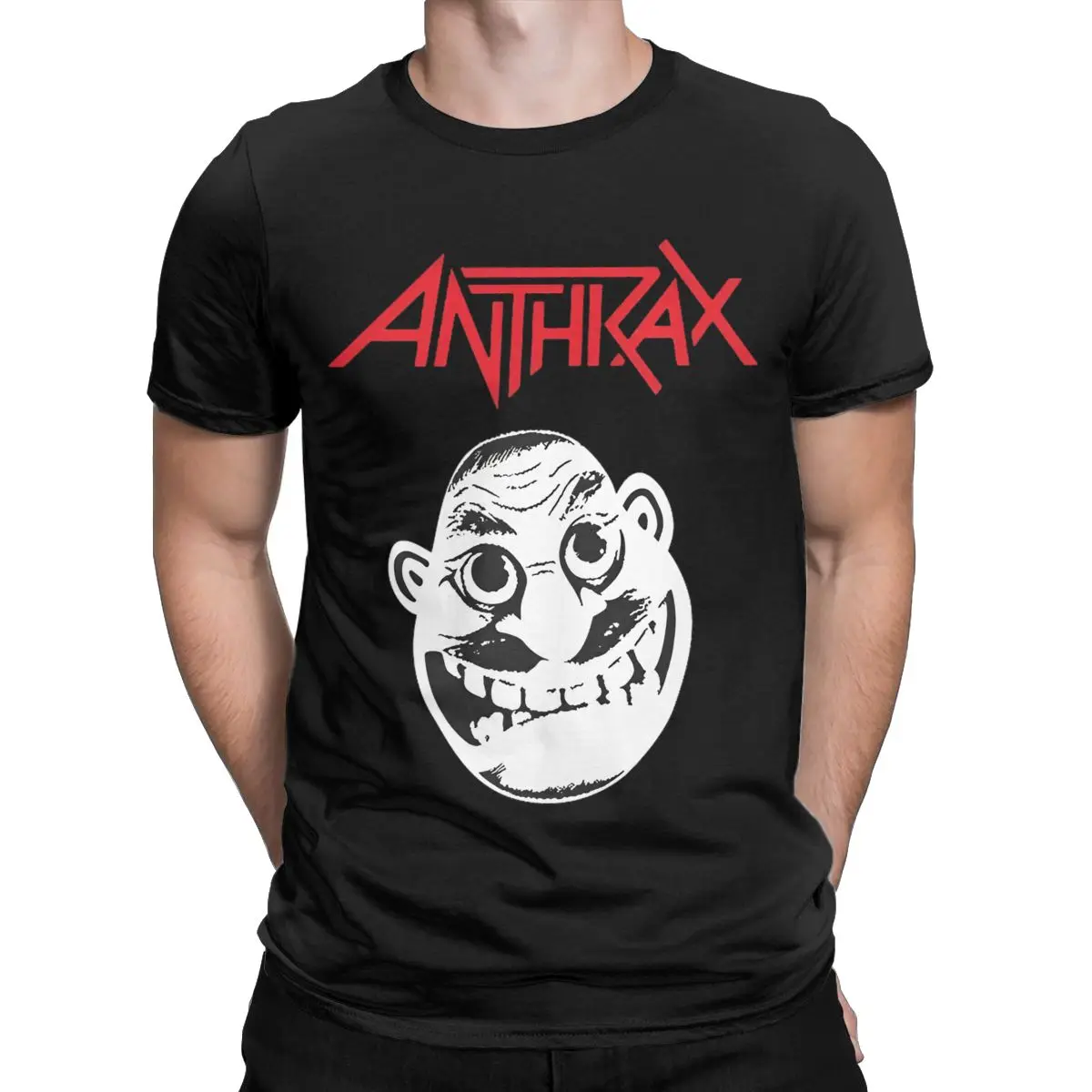 Anthrax Band Men T Shirt Fashion Tee Shirt Short Sleeve Round Collar T-Shirts Cotton New Arrival Clothing