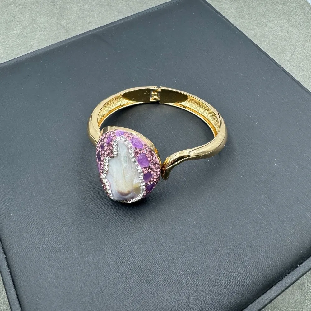 

Law of Attraction Baroque Pearl Set – Purple Freshwater Pearls, 4-Piece Jewelry To Harmonize All 7 Chakras & Manifest Dreams