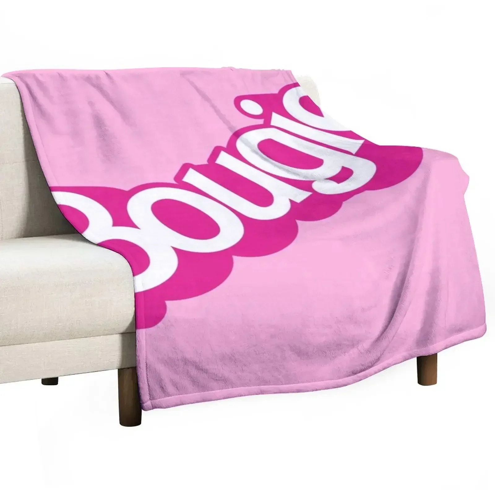 Bougie Throw Blanket Shaggy Cute Plaid Baby Soft Plaid Multi-Purpose Blankets For Sofas Blankets