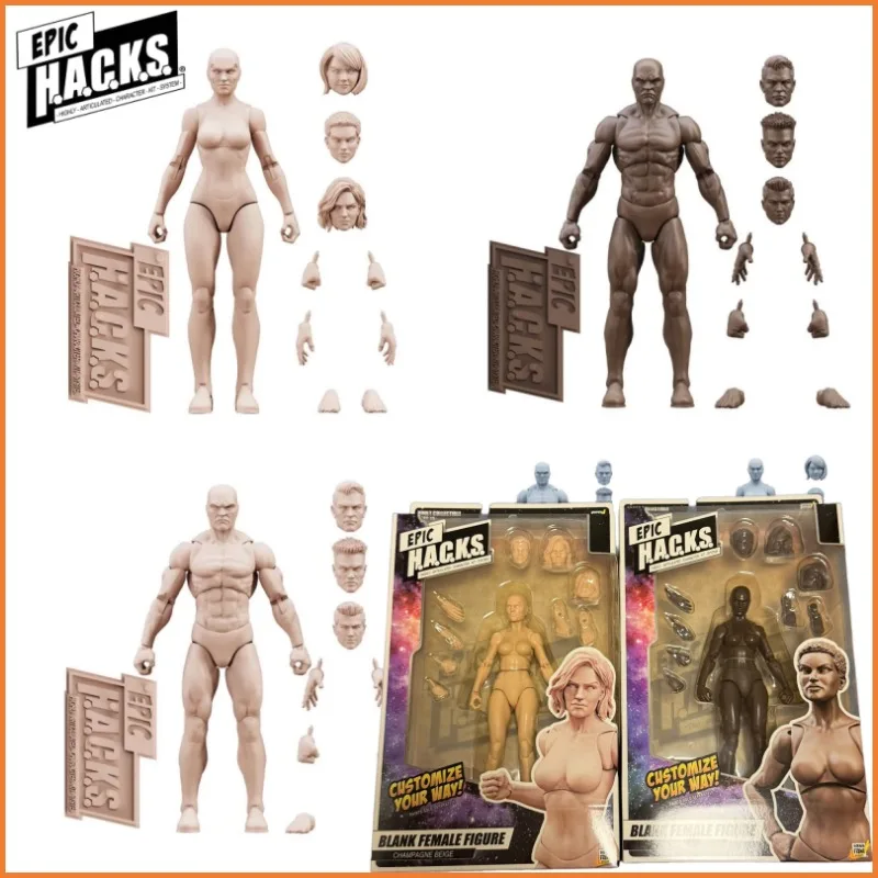 

2026 NEW IN STOCK BFS Boss Fight Studio 1/12 Female Male Super Movable Joint Body 4 Heads Carved Flesh For 6in Action Figure Toy